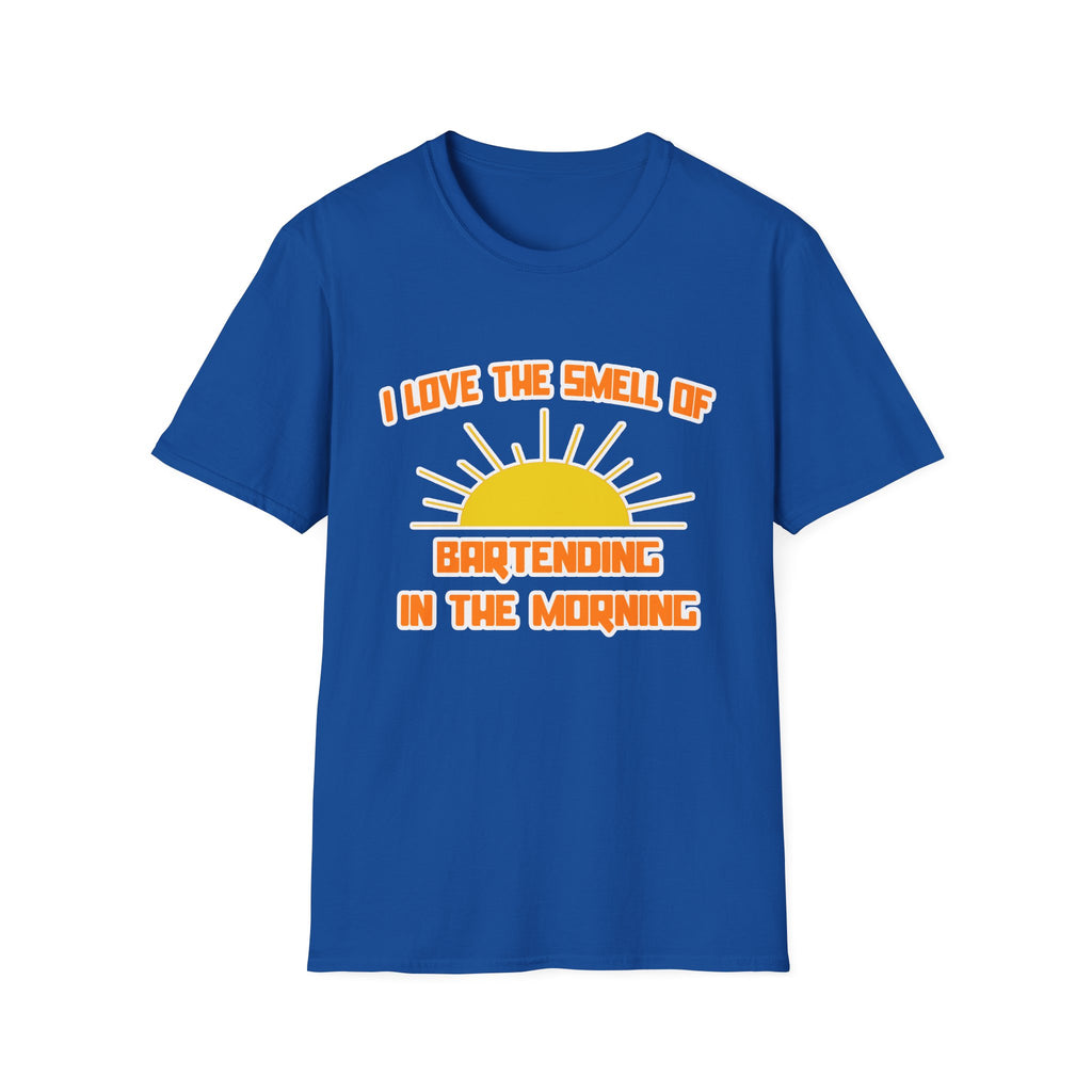 Smell of Bartending in the Morning - Unisex Softstyle T-Shirt
