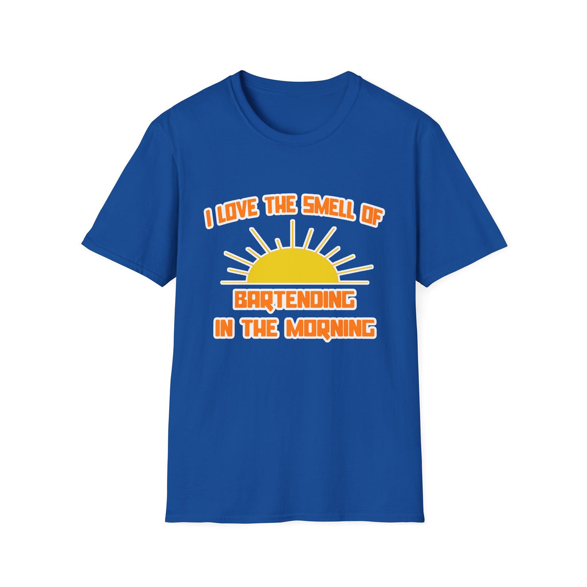 Smell of Bartending in the Morning - Unisex Softstyle T-Shirt
