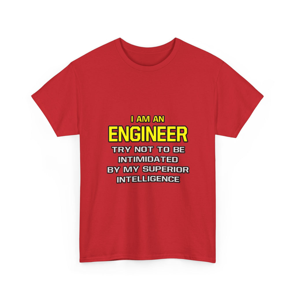 Engineer...Superior Intelligence - Unisex Heavy Cotton Tee