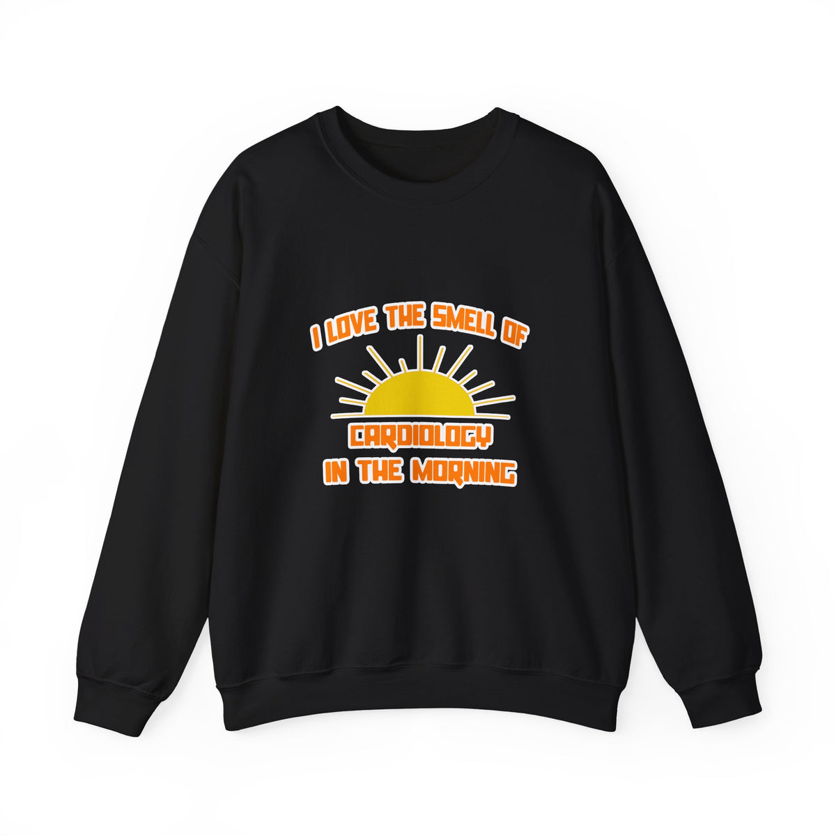 Smell of Cardiology in the Morning - Unisex Heavy Blend™ Crewneck Sweatshirt