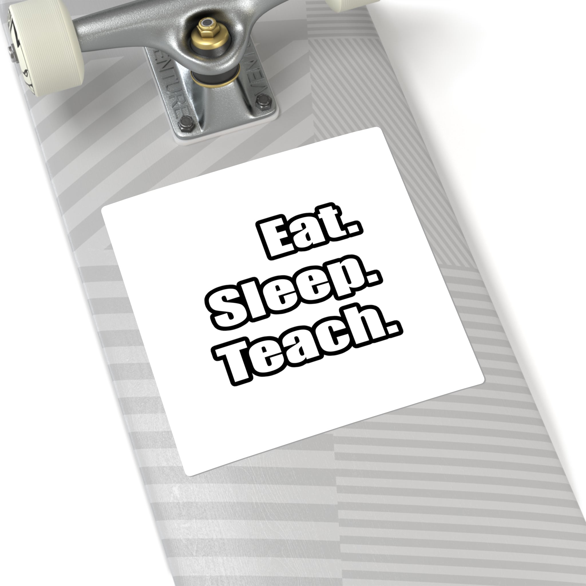 eat sleep teach - Square Stickers