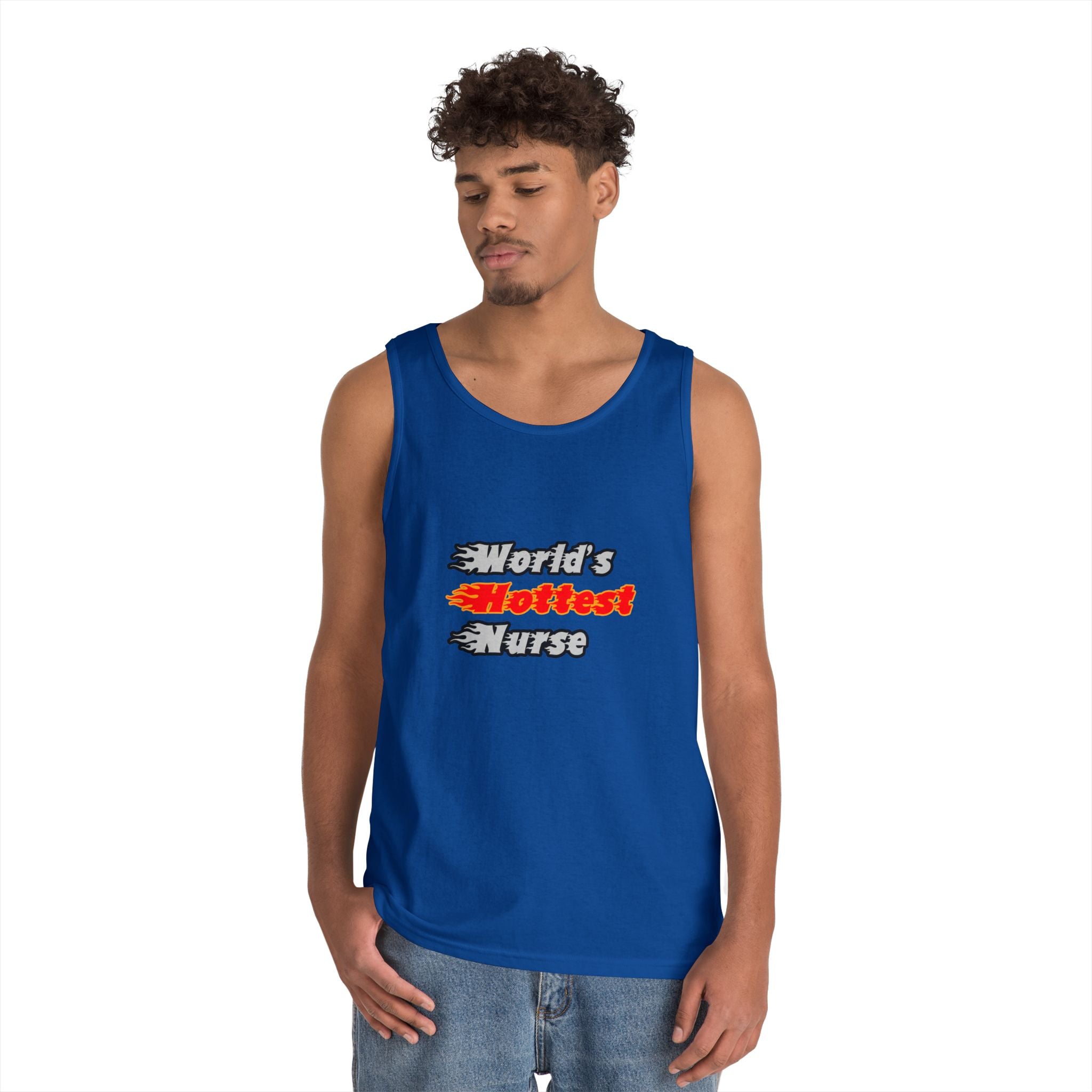 World's Hottest Nurse - Unisex Heavy Cotton Tank Top
