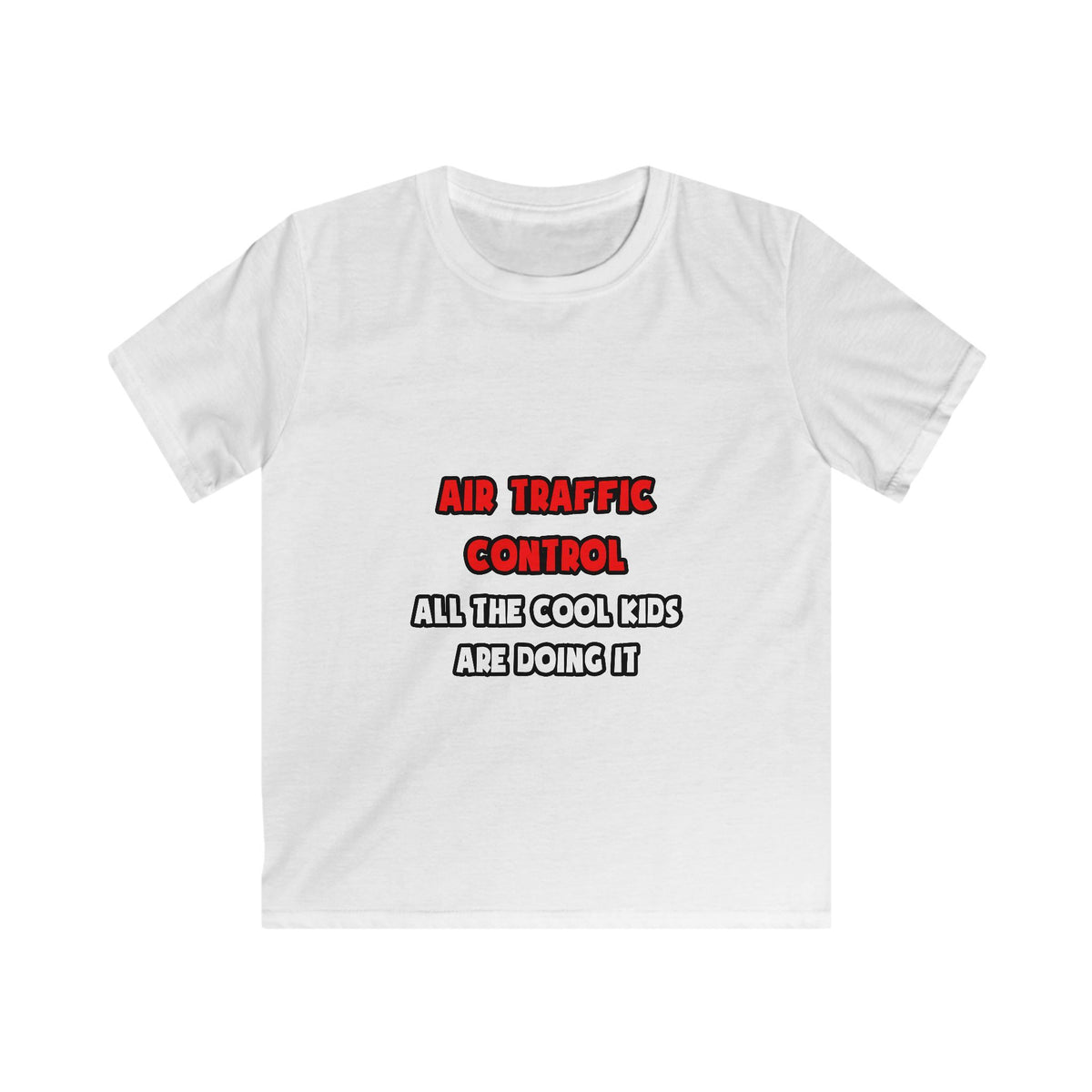 Funny Air Traffic Controller Shirts - Kids Softstyle Tee