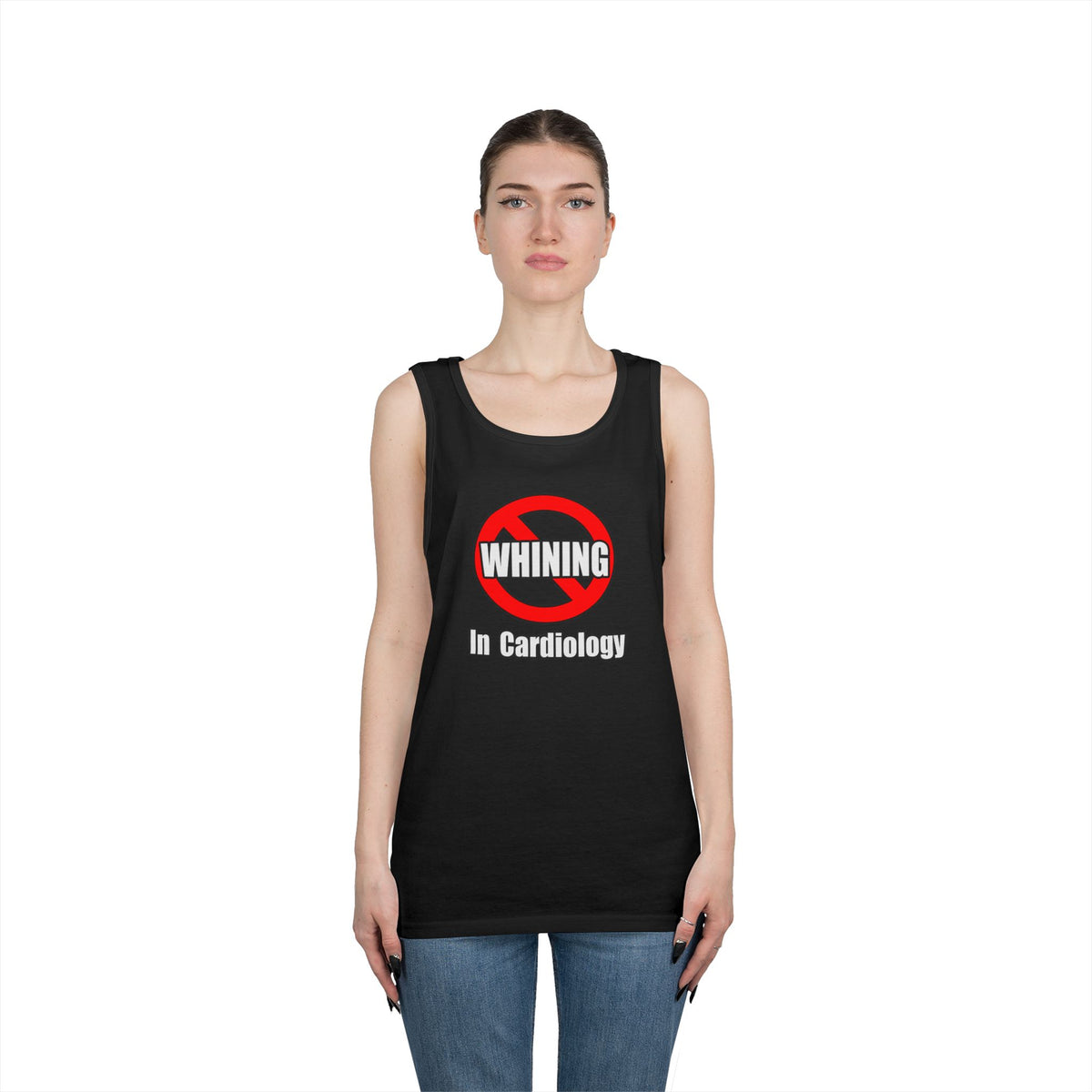 No Whining In Cardiology - Unisex Heavy Cotton Tank Top