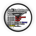 How To Make an Administrative Assistant - Wall Clock