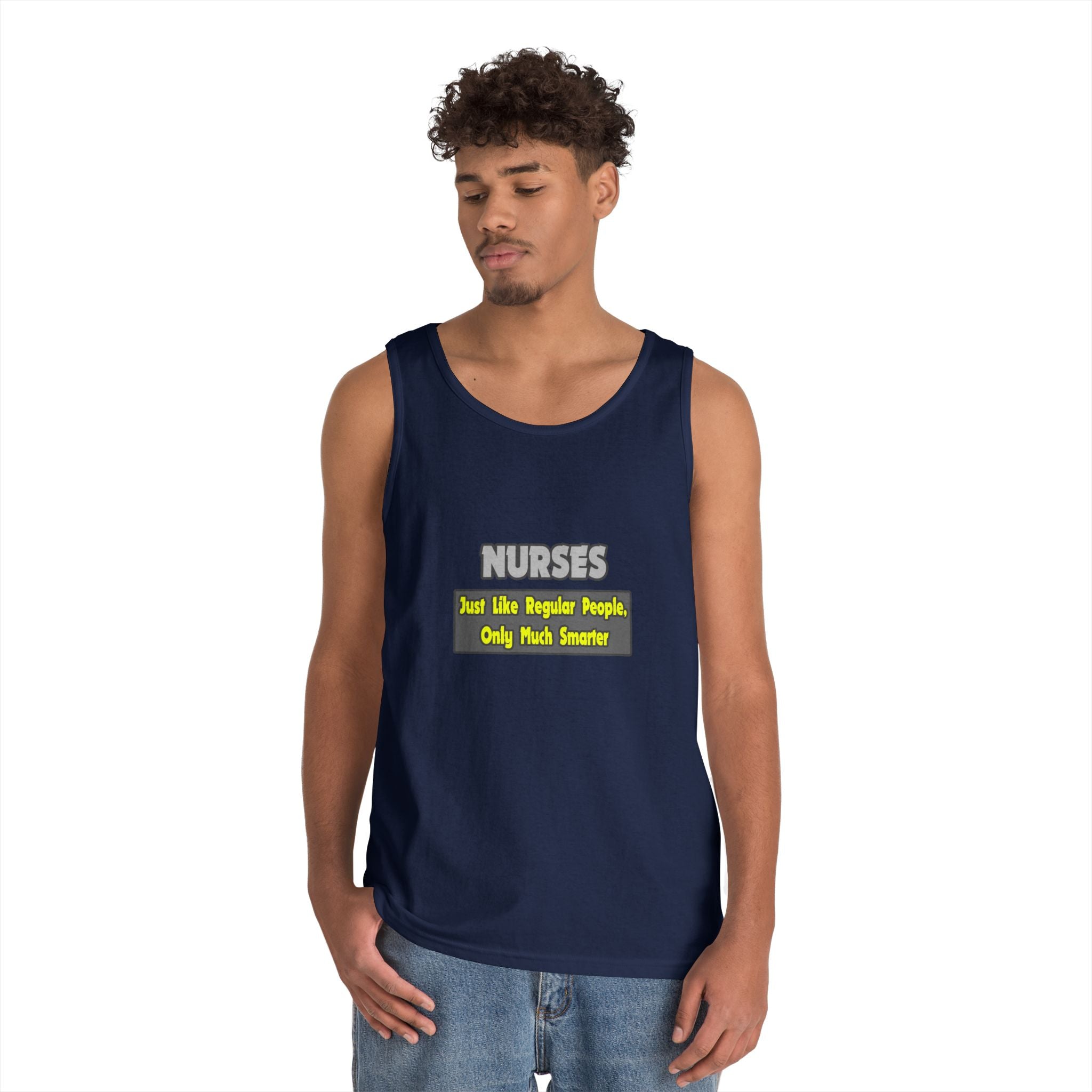 Nurses...Smarter - Unisex Heavy Cotton Tank Top
