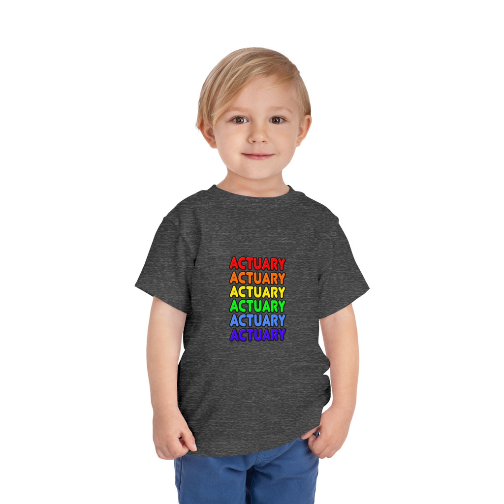 Rainbow Actuary - Toddler Short Sleeve Tee