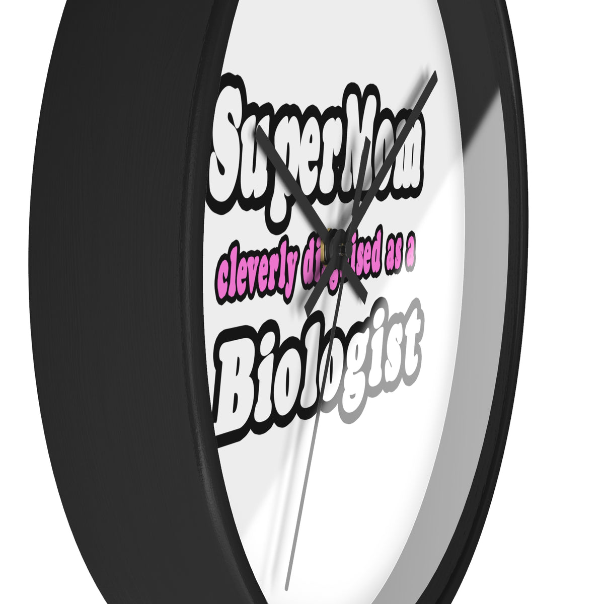 SuperMom Biologist - Wall Clock