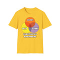 Venn Diagram .. Electrical Engineers - Unisex Softstyle T-Shirt