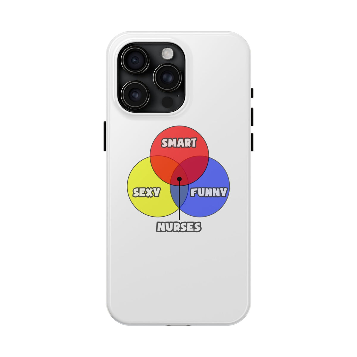 Venn Diagram .. Nurses - Tough Phone Cases