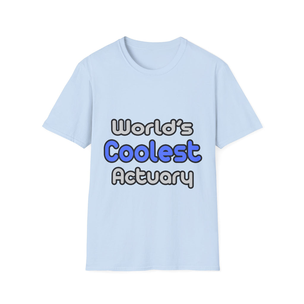 World's Coolest Actuary - Unisex Softstyle T-Shirt