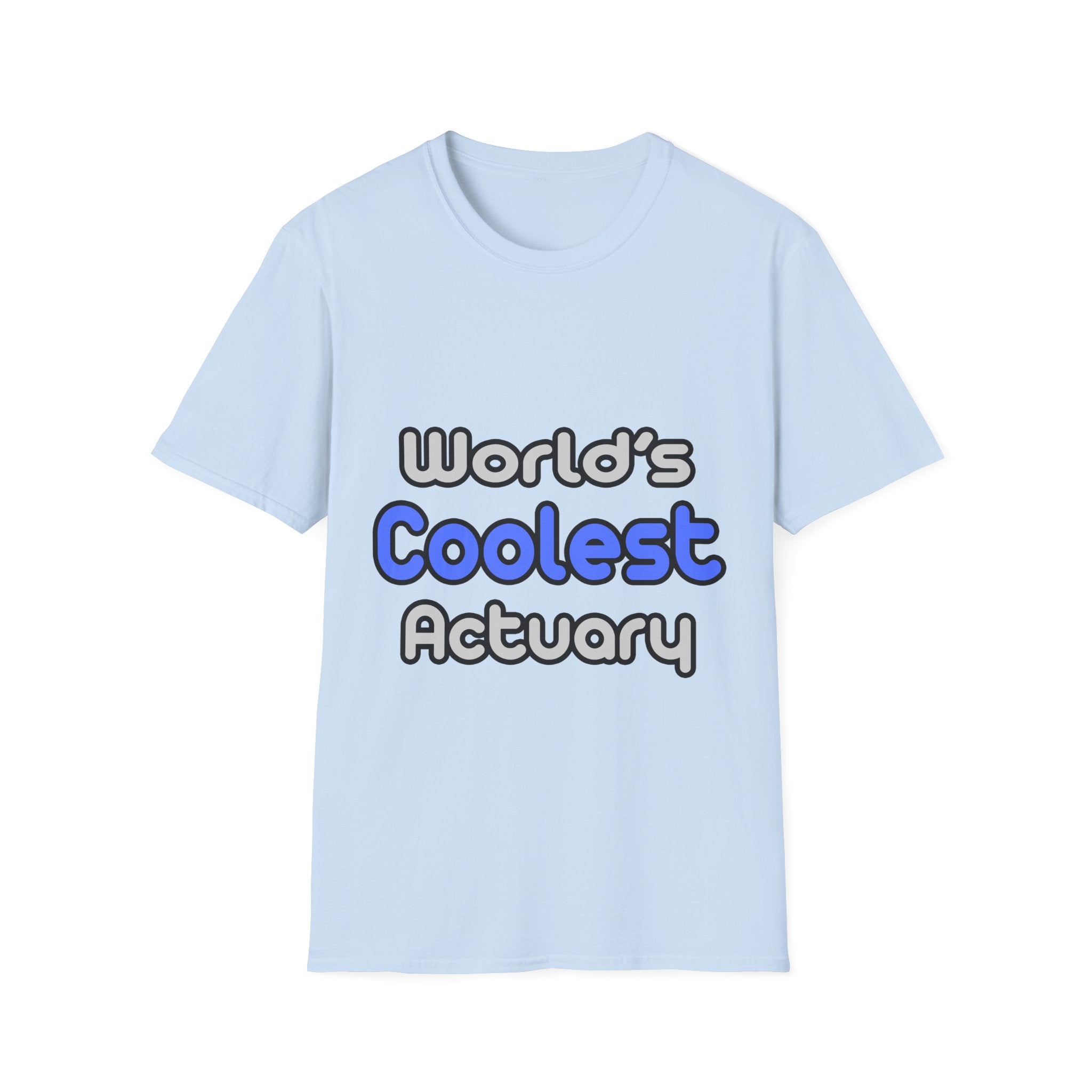 World's Coolest Actuary - Unisex Softstyle T-Shirt