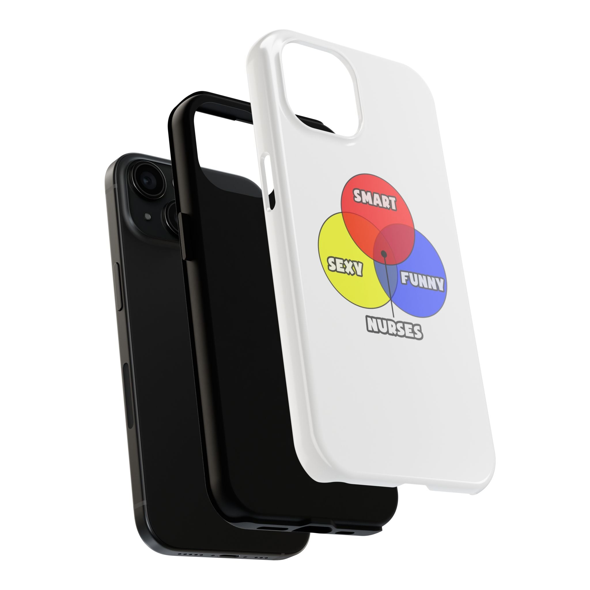 Venn Diagram .. Nurses - Tough Phone Cases