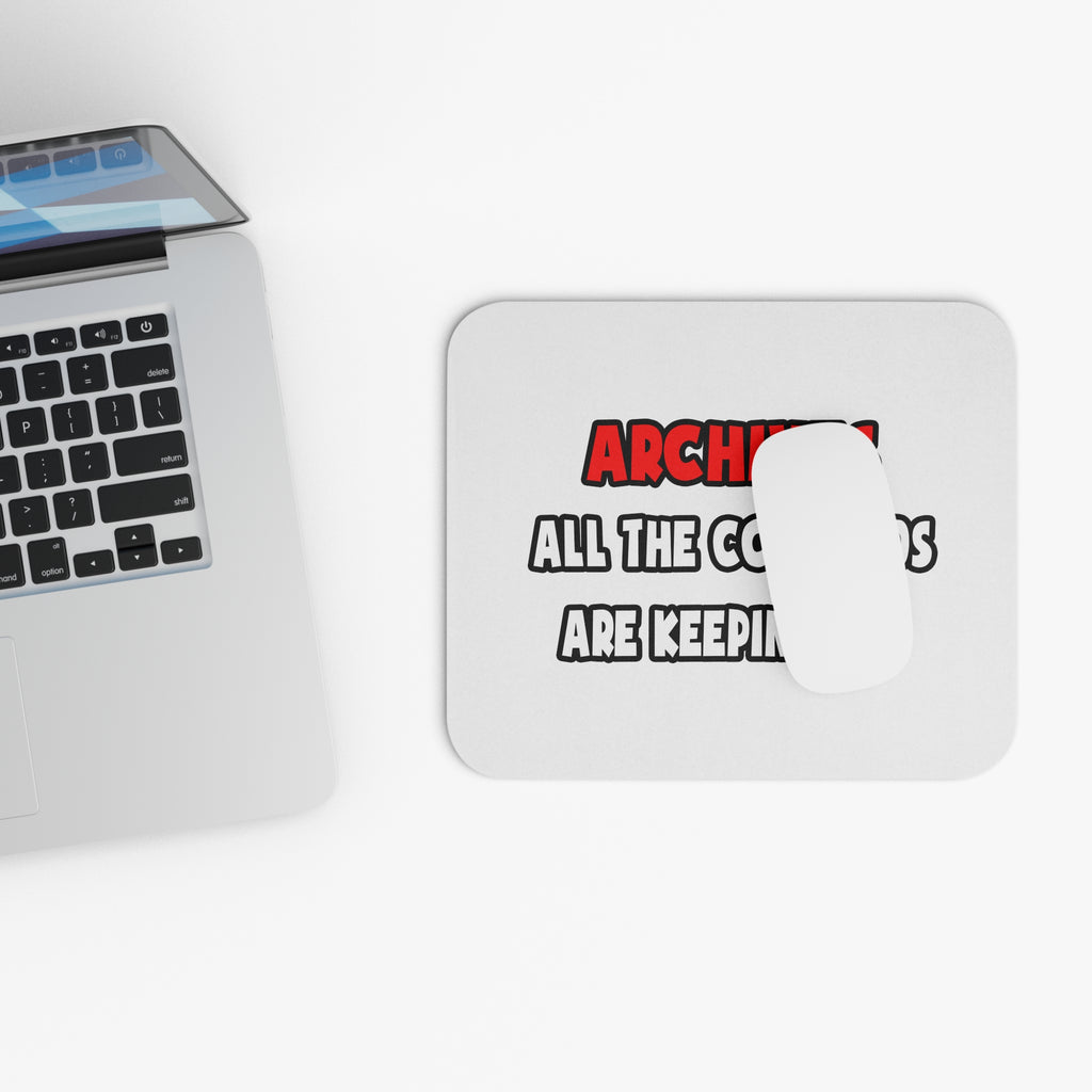 Funny Archivist Shirts and Gifts - Mouse Pad (Rectangle)