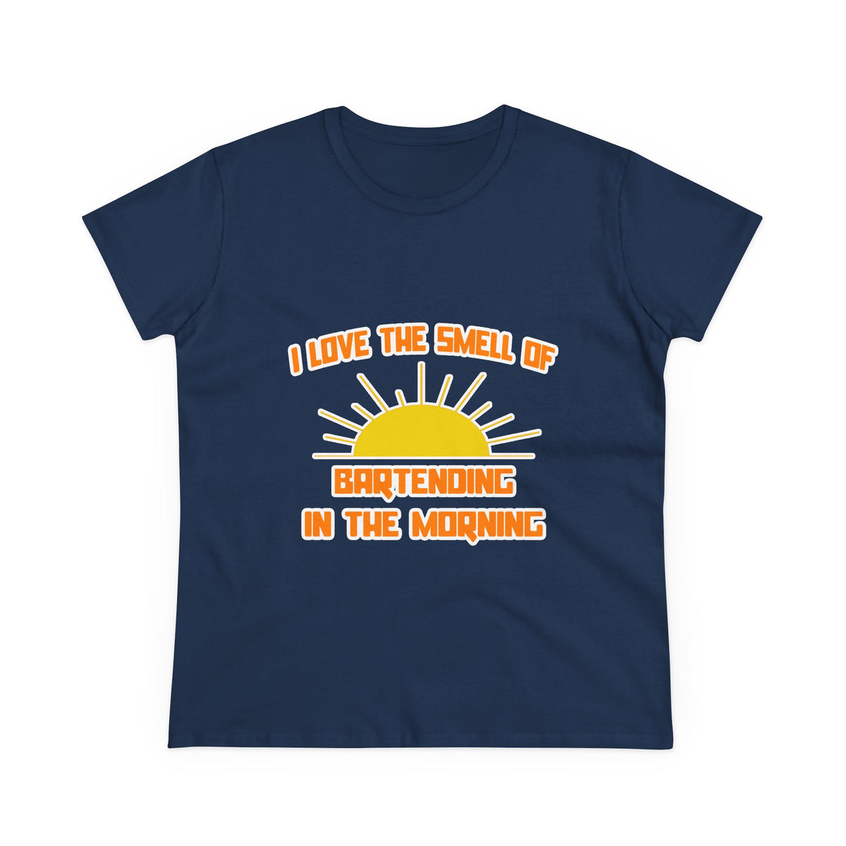 Smell of Bartending in the Morning - Women's Midweight Cotton Tee