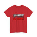 Half Carpenter...Half Superhero - Unisex Heavy Cotton Tee