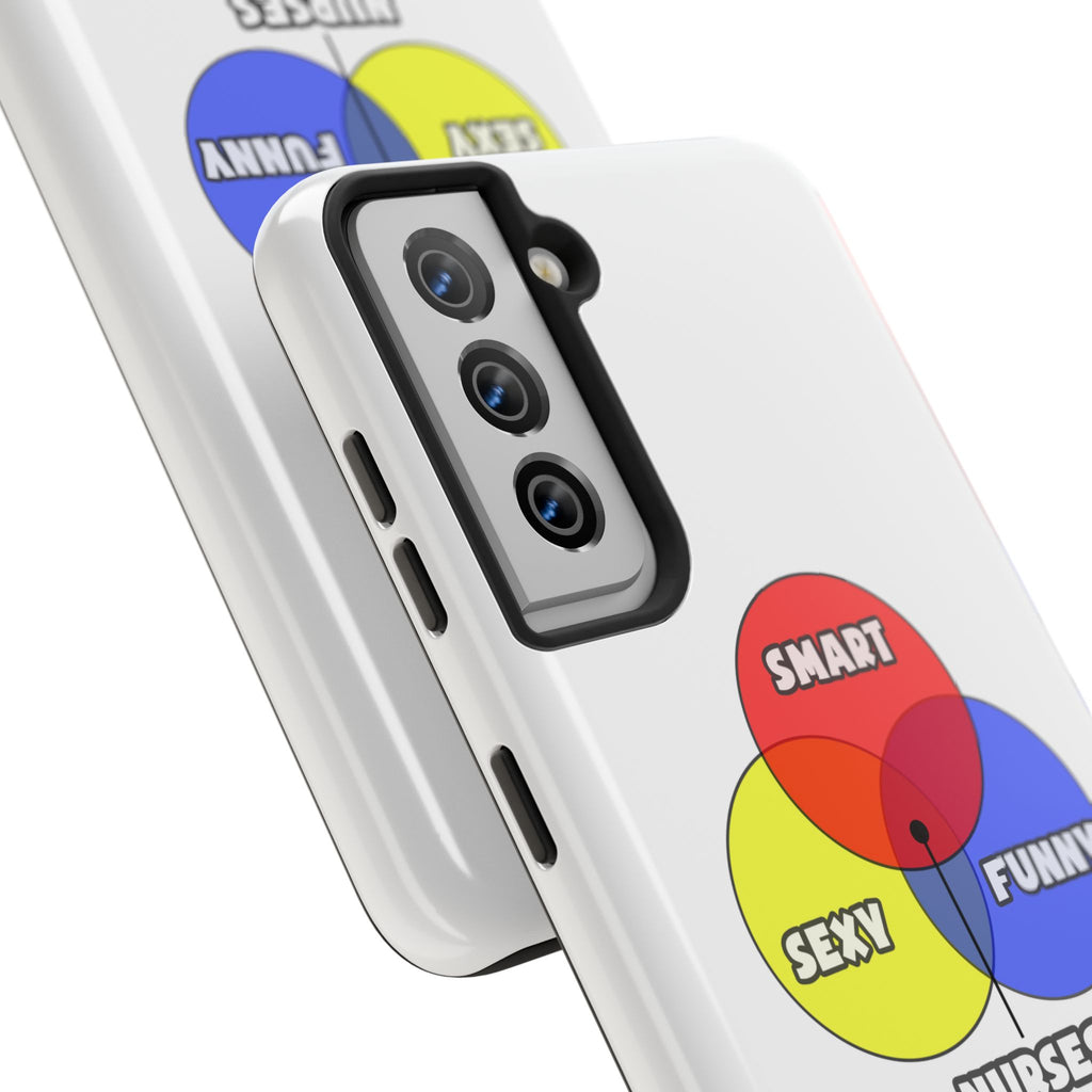 Venn Diagram .. Nurses - Tough Phone Cases