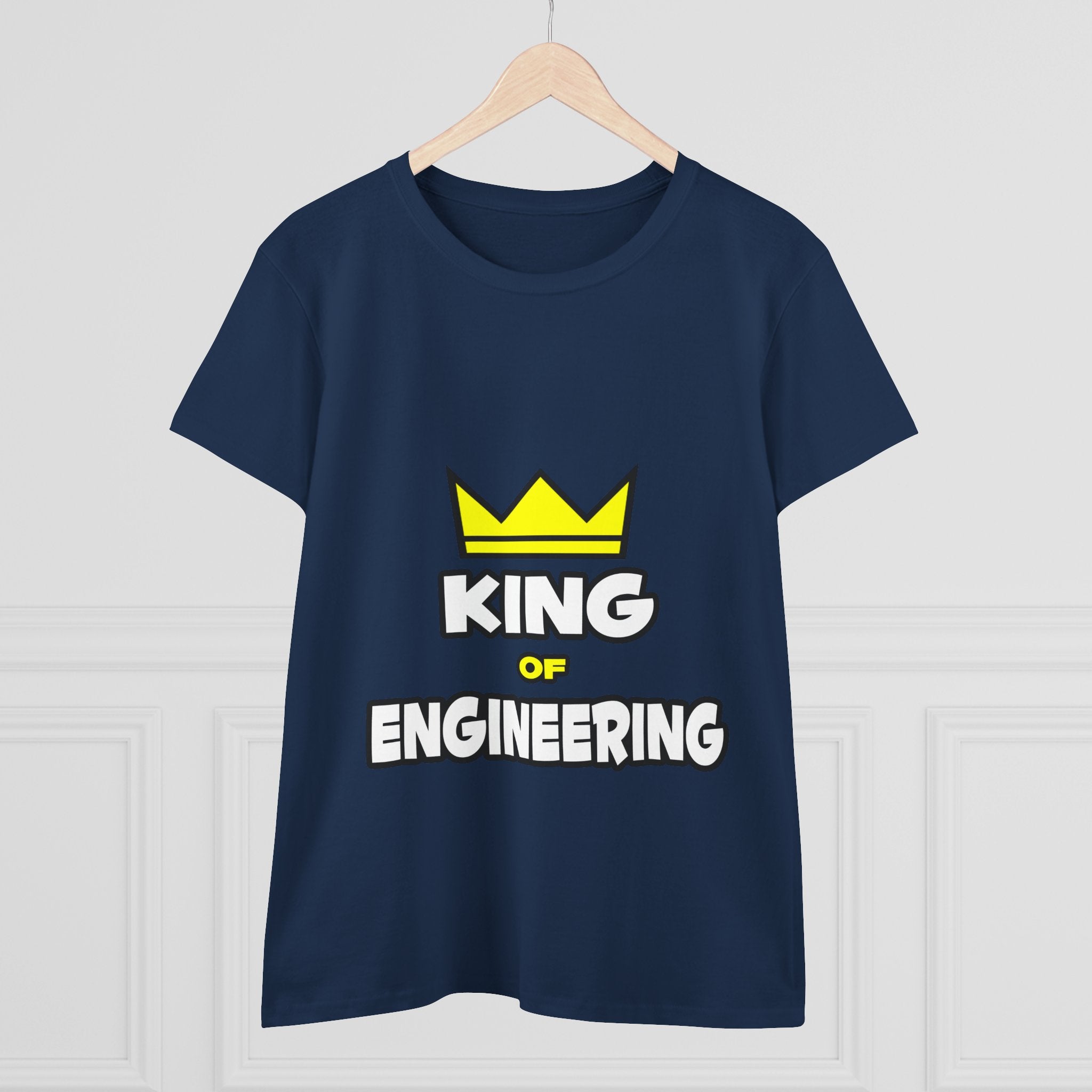 King of Engineering - Women's Midweight Cotton Tee