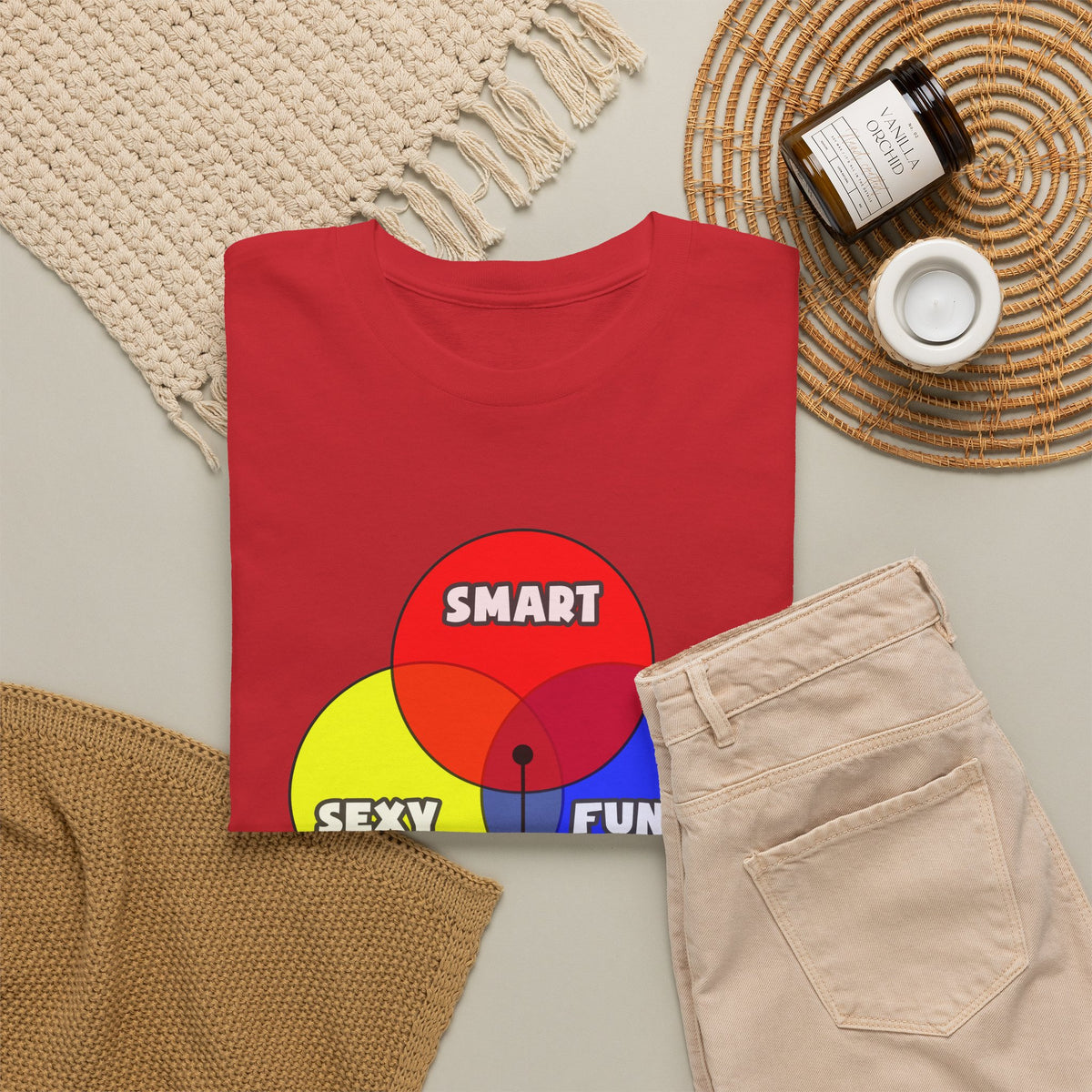 Venn Diagram .. Electrical Engineers - Unisex Heavy Cotton Tee