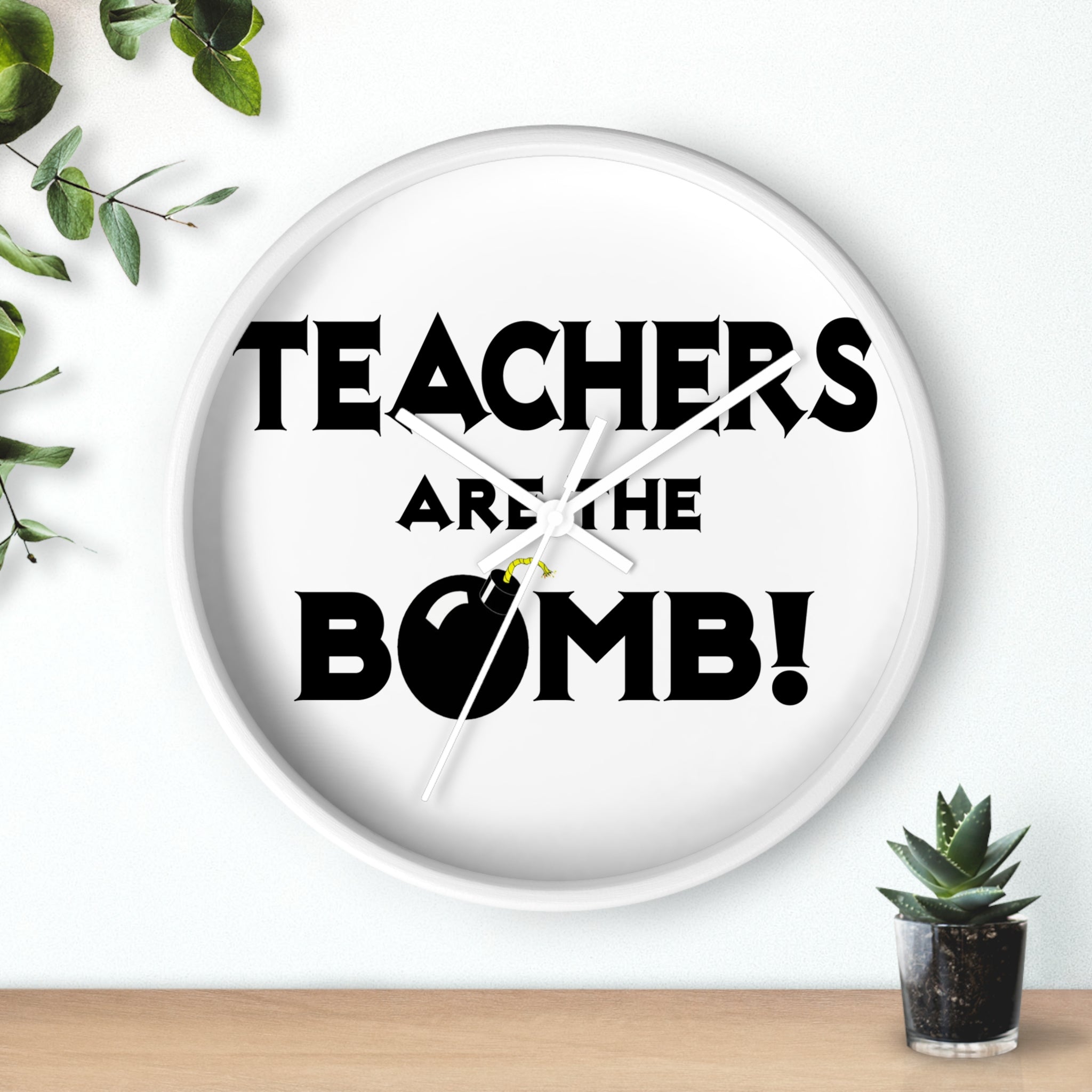 Teachers Are The Bomb! - Wall Clock