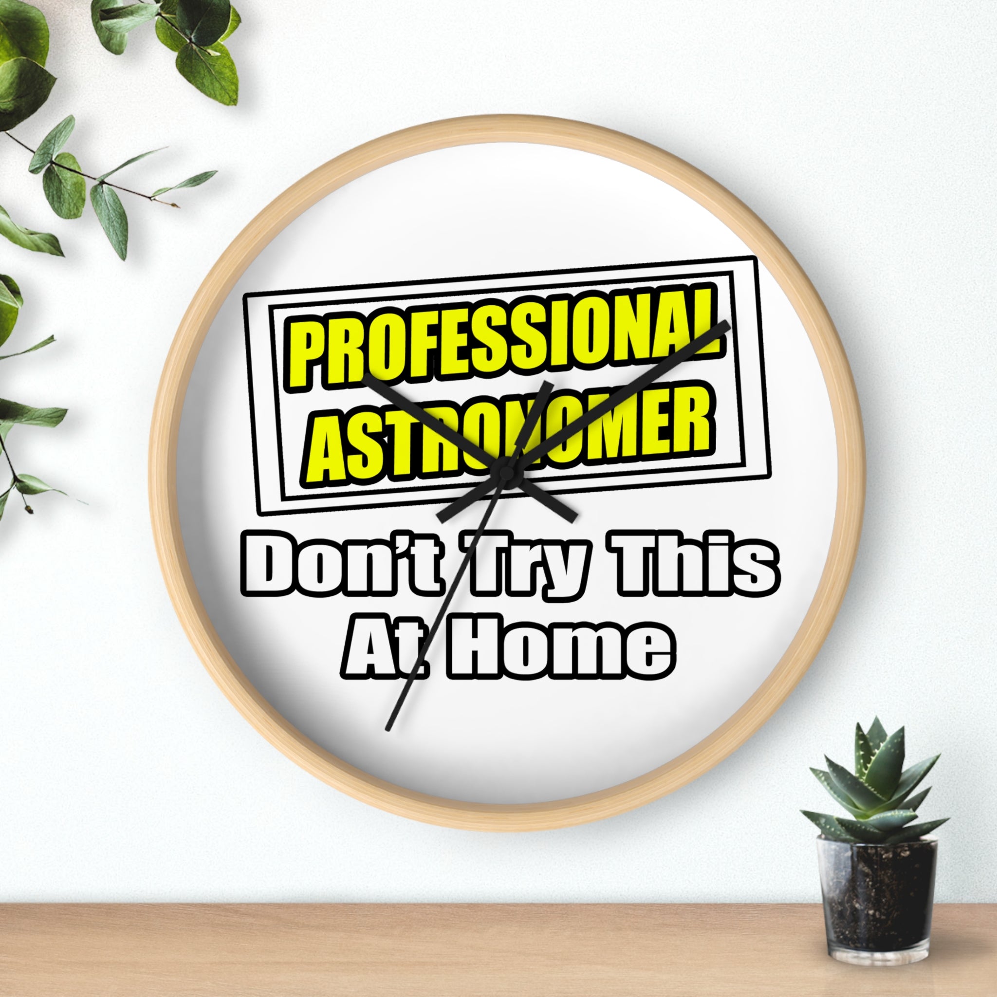 Professional Astronomer...Joke - Wall Clock
