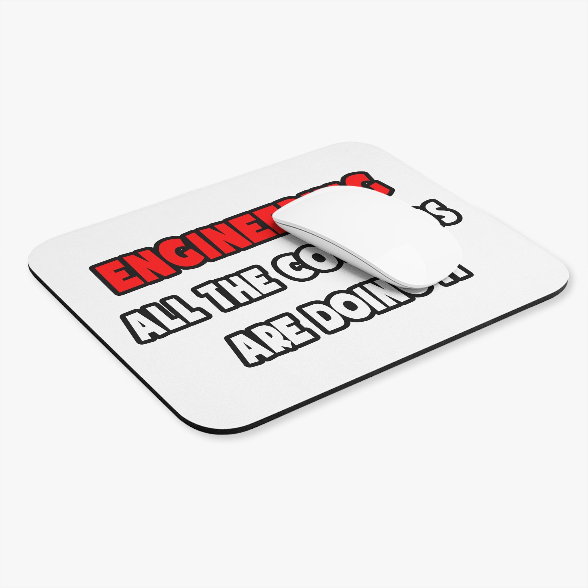 Funny Engineer Shirts and Gifts - Mouse Pad (Rectangle)