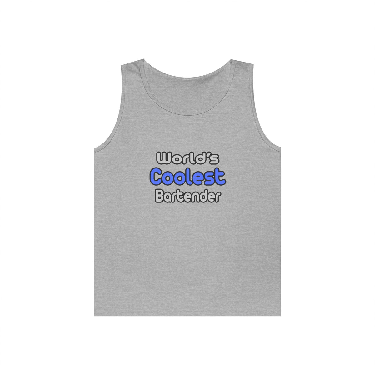 World's Coolest Bartender - Unisex Heavy Cotton Tank Top