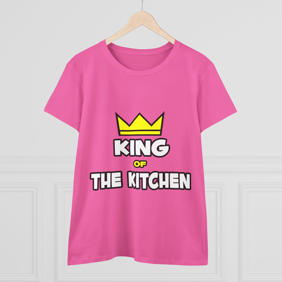 King of the Kitchen - Women's Midweight Cotton Tee