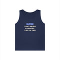 Nurse Humorous Tank Top — "I Don’t Believe in Miracles, I Rely on Them"