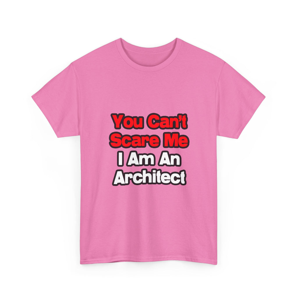 You Can't Scare Me...Architect - Unisex Heavy Cotton Tee