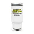 Professional Cardiac Nurse .. Joke - Stainless Steel Travel Mug with Handle, 14oz