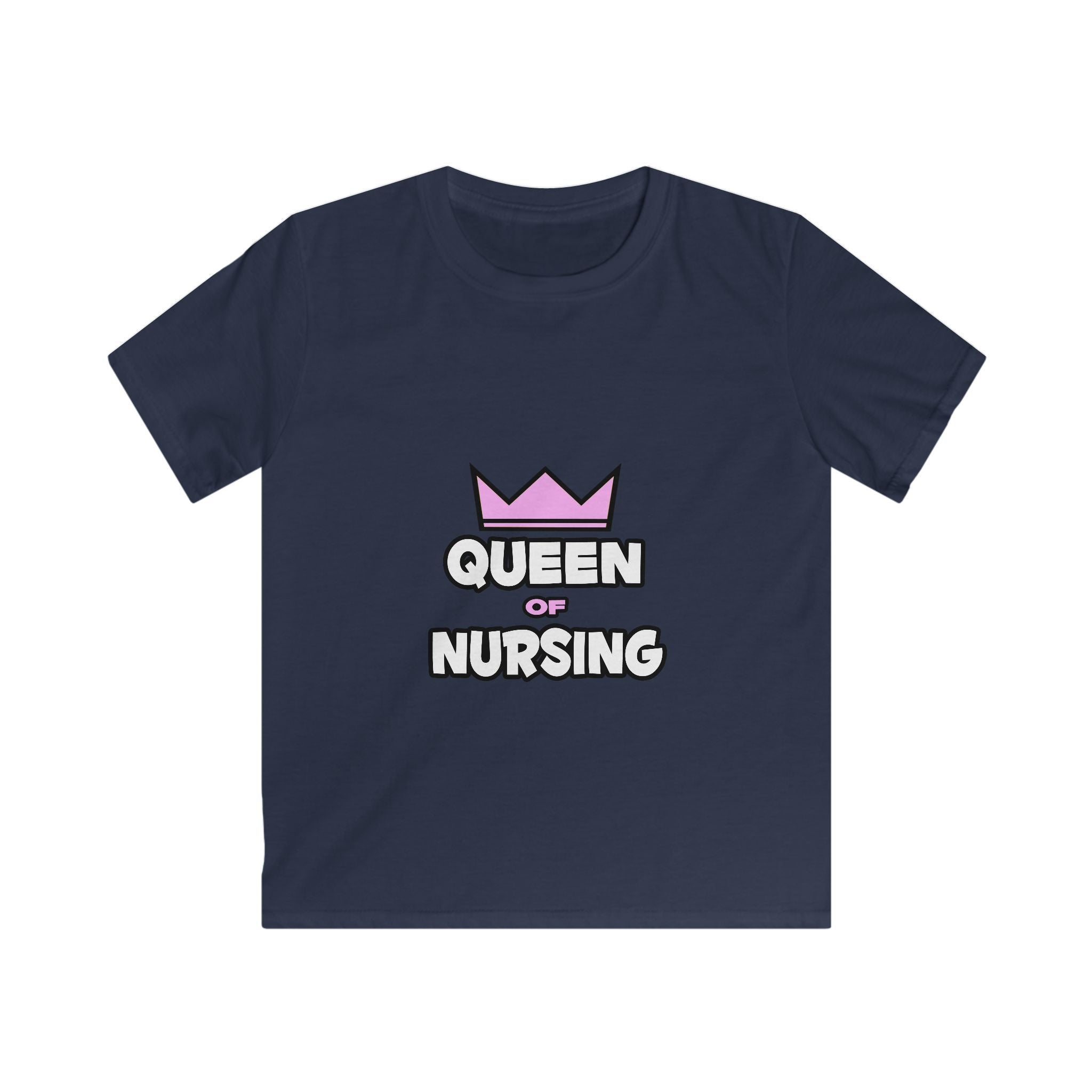 Queen of Nursing - Kids Softstyle Tee