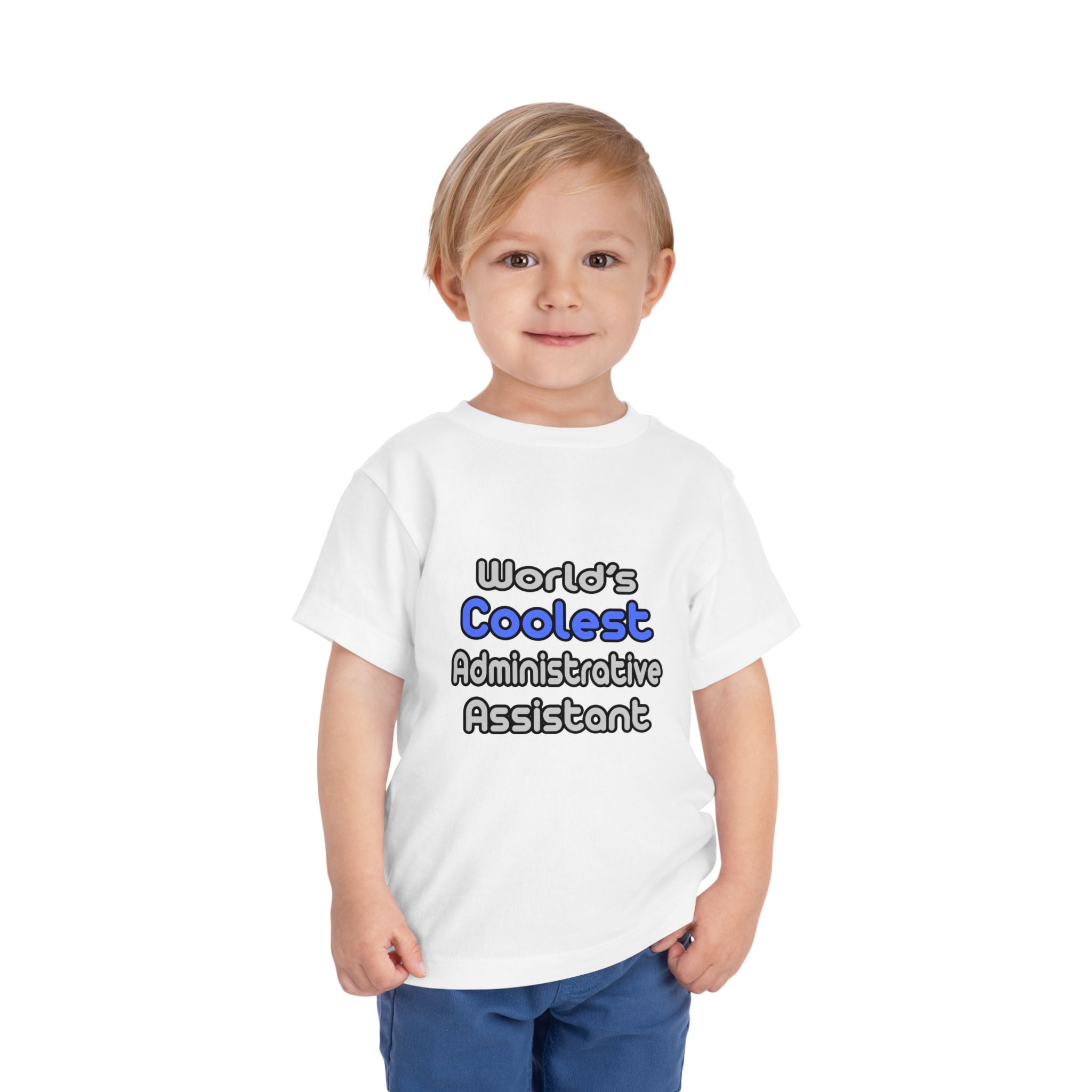 World's Coolest Administrative Assistant - Toddler Short Sleeve Tee