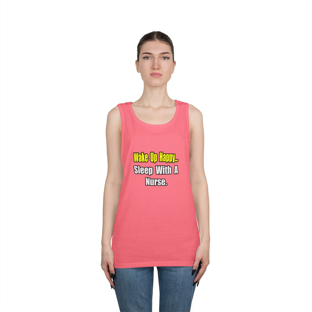 Sleep With a Nurse - Unisex Heavy Cotton Tank Top