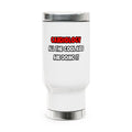 Funny Cardiologist Shirts and Gifts - Stainless Steel Travel Mug with Handle, 14oz