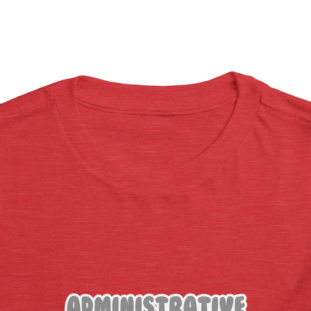 Administrative Asst ... Will Work For Ice Cream - Toddler Short Sleeve Tee