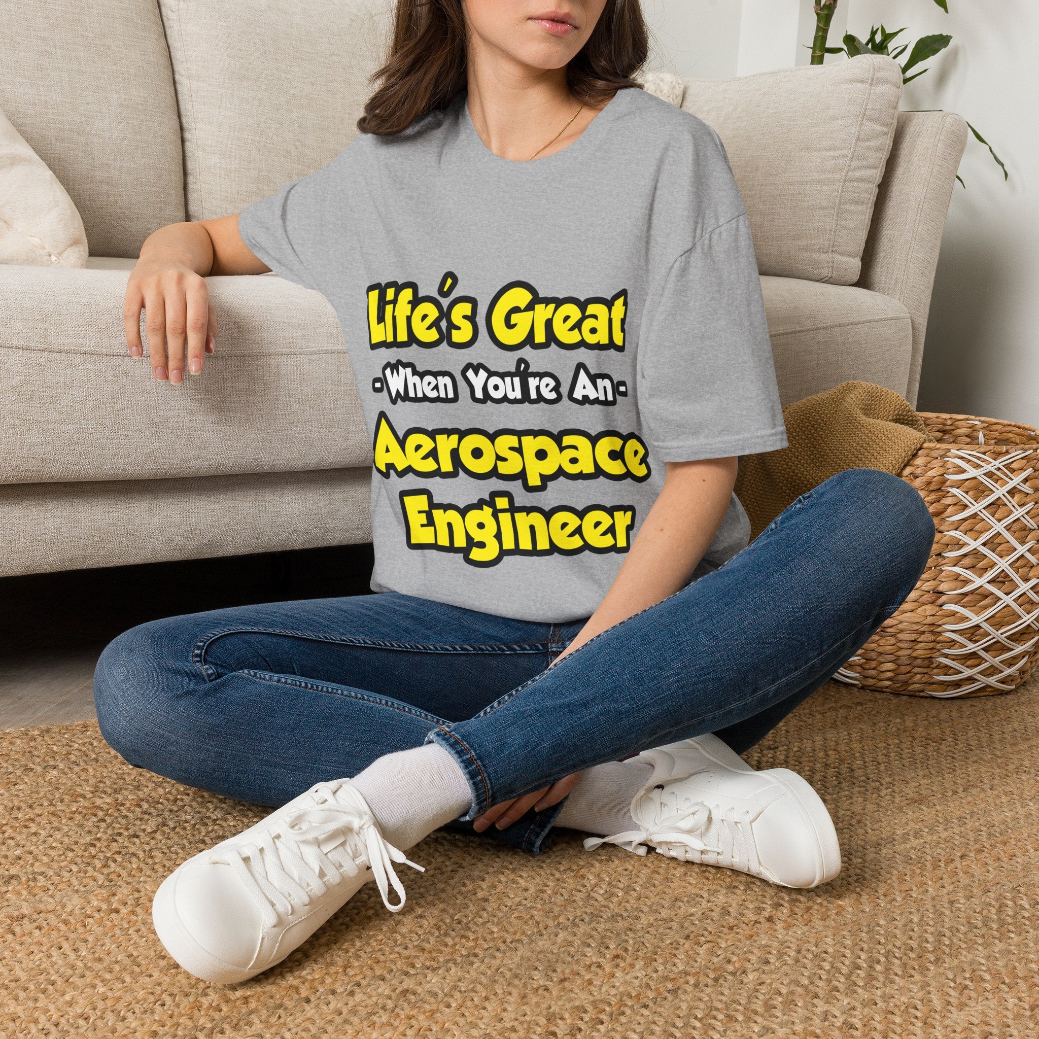 Life's Great...Aerospace Engineer - Unisex Softstyle T-Shirt