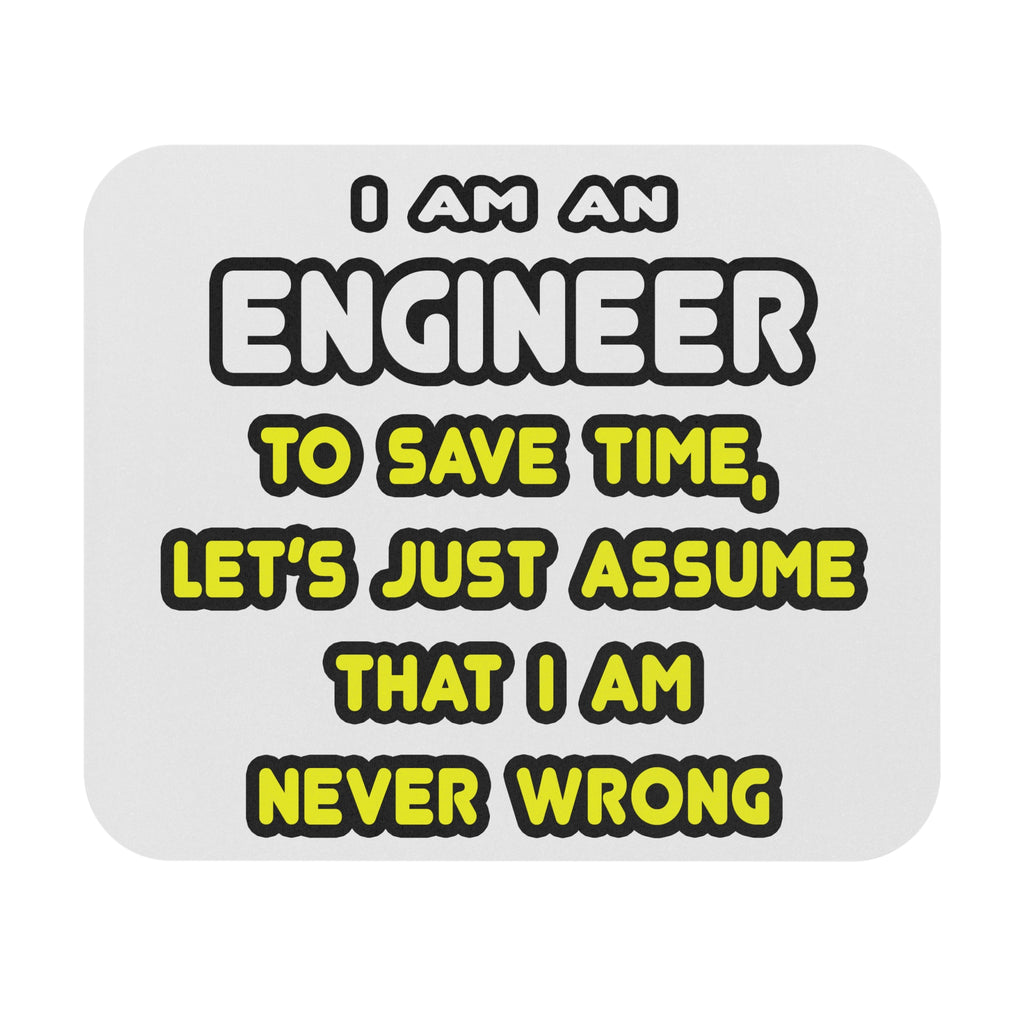 Funny Engineer T Shirts and Gifts - Mouse Pad (Rectangle)