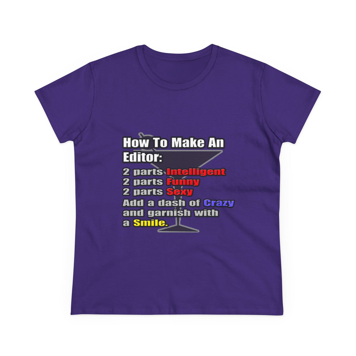 How To Make an Editor - Women's Midweight Cotton Tee