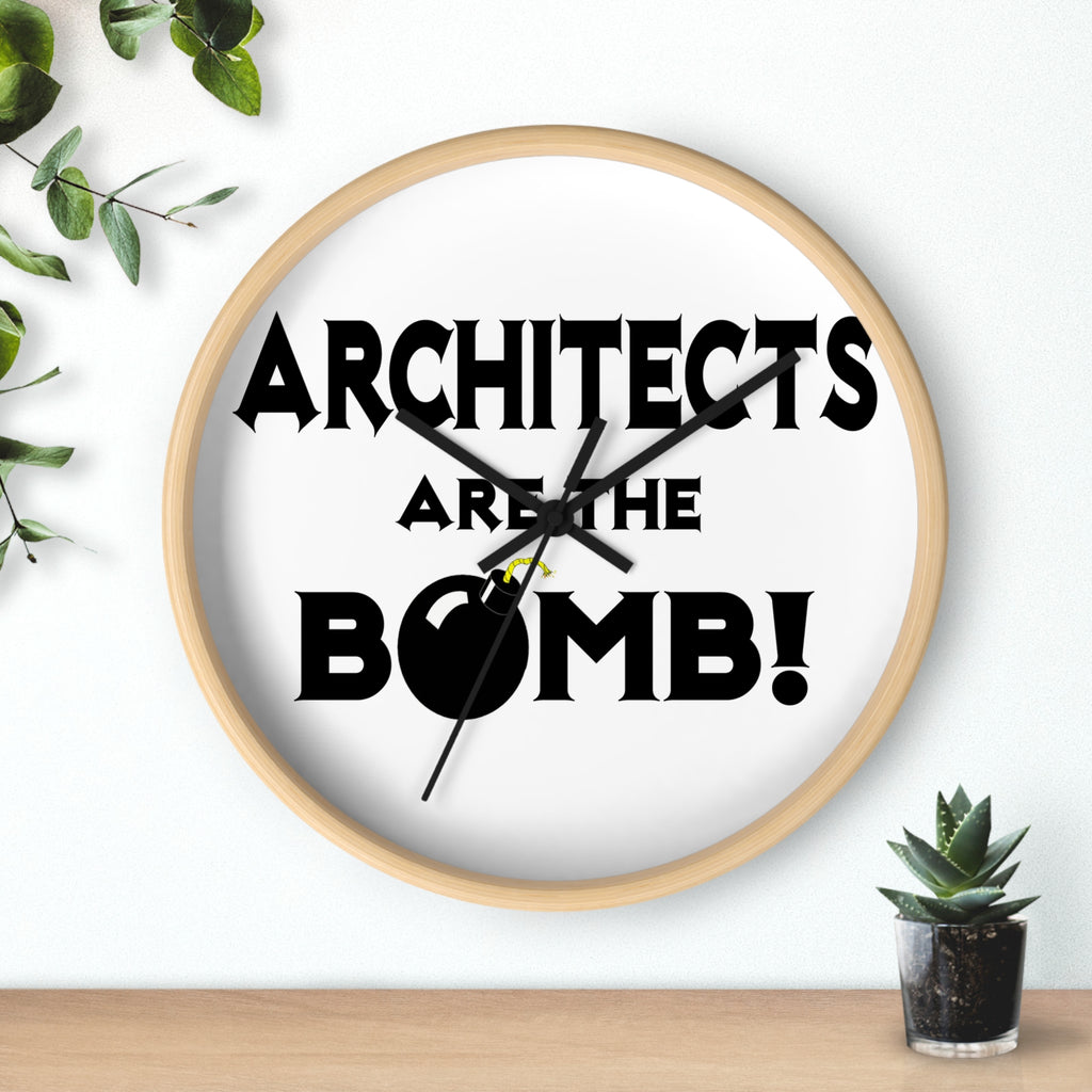 Architects Are The Bomb! - Wall Clock