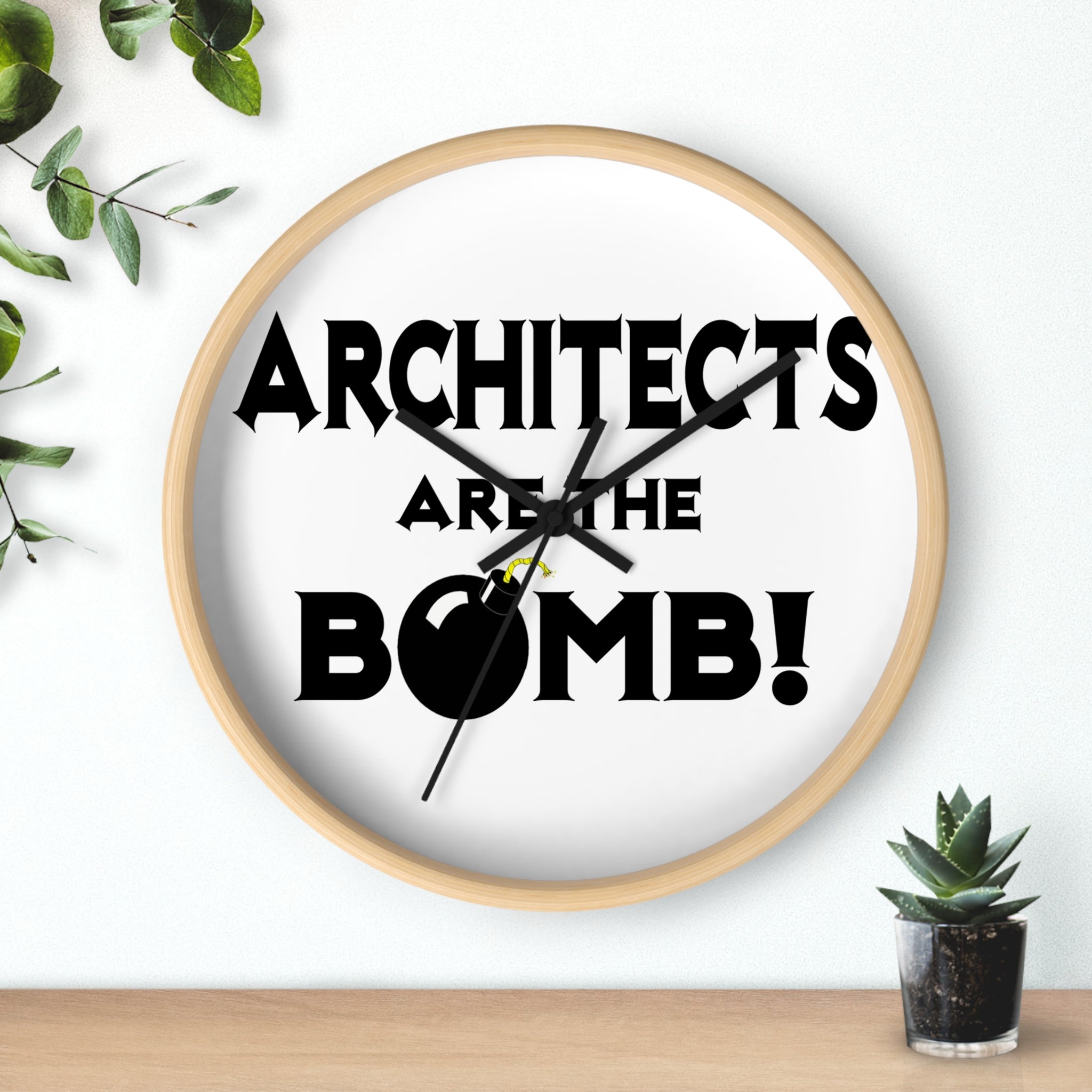 Architects Are The Bomb! - Wall Clock