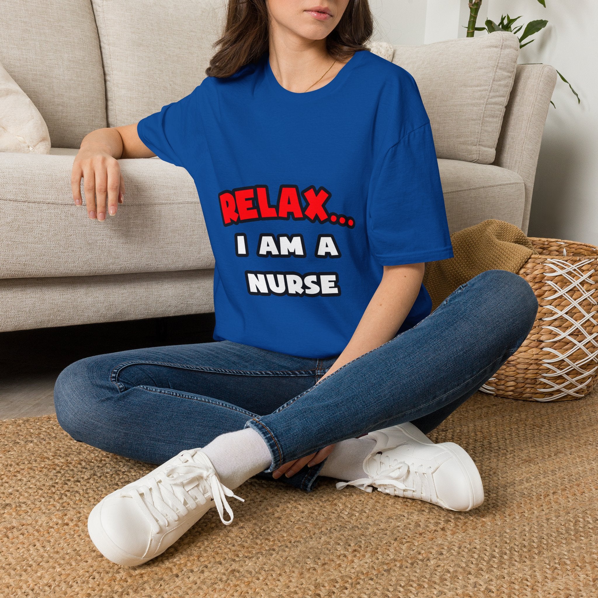 Relax ... I Am A Nurse - Unisex Softstyle T-Shirt