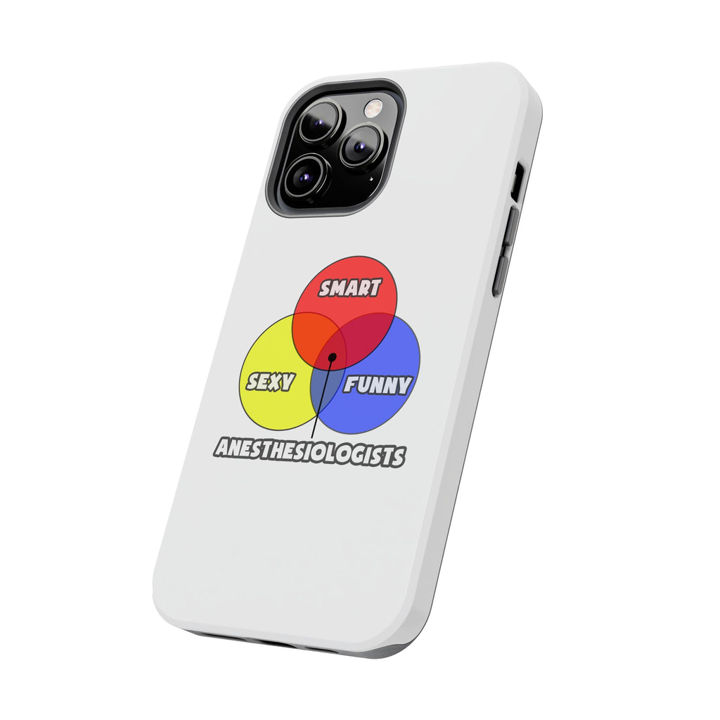 Venn Diagram .. Anesthesiologists - Tough Phone Cases