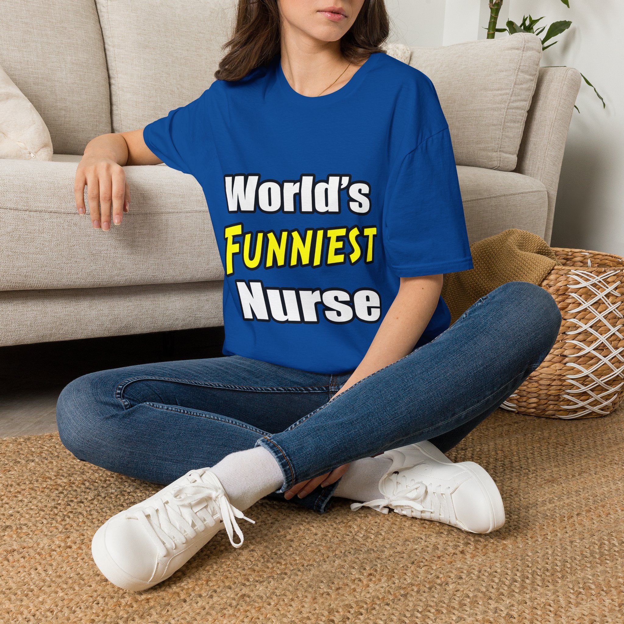 World's Funniest Nurse - Unisex Softstyle T-Shirt