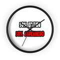 Half Editor ... Half Superhero - Wall Clock