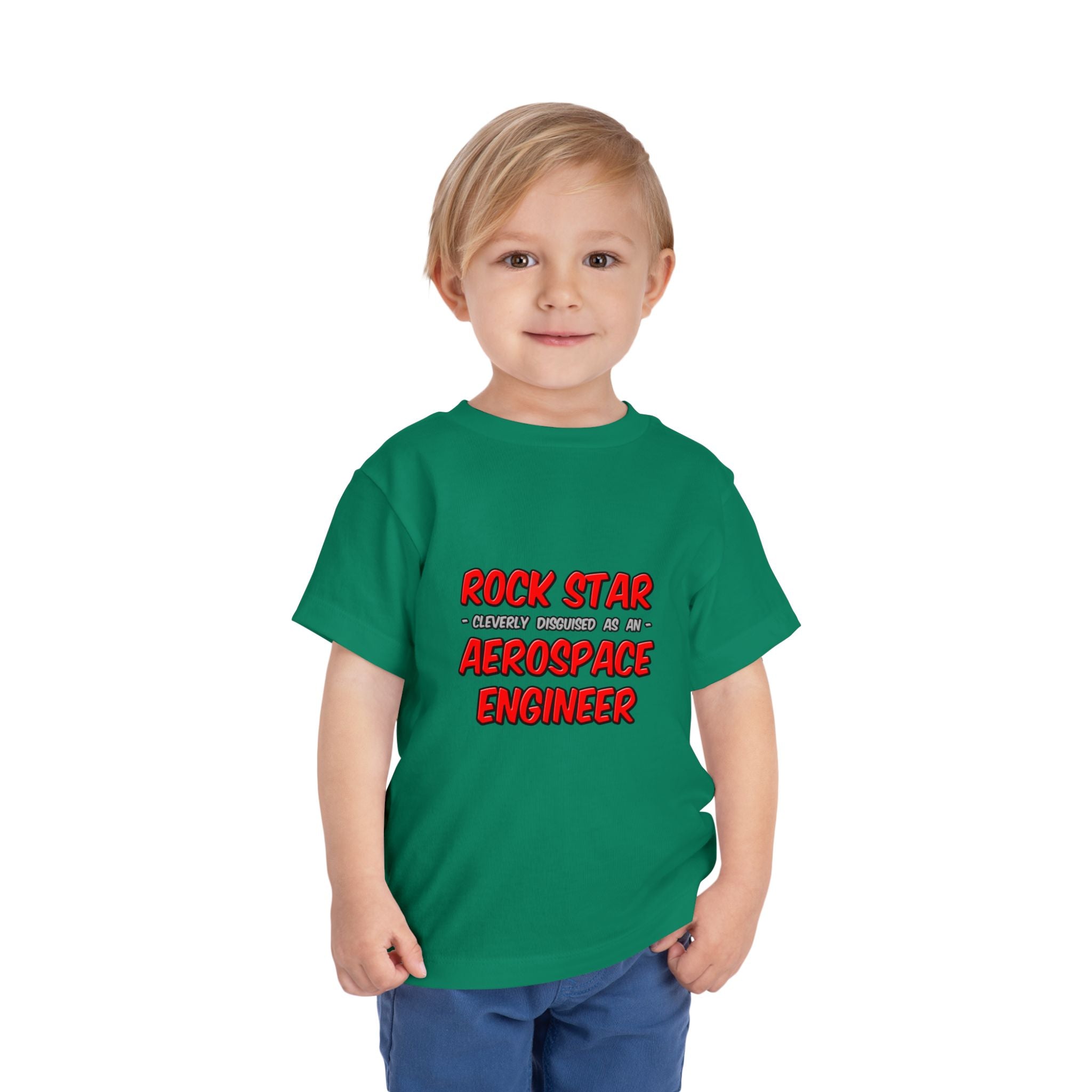 Rock Star...Aerospace Engineer - Toddler Short Sleeve Tee