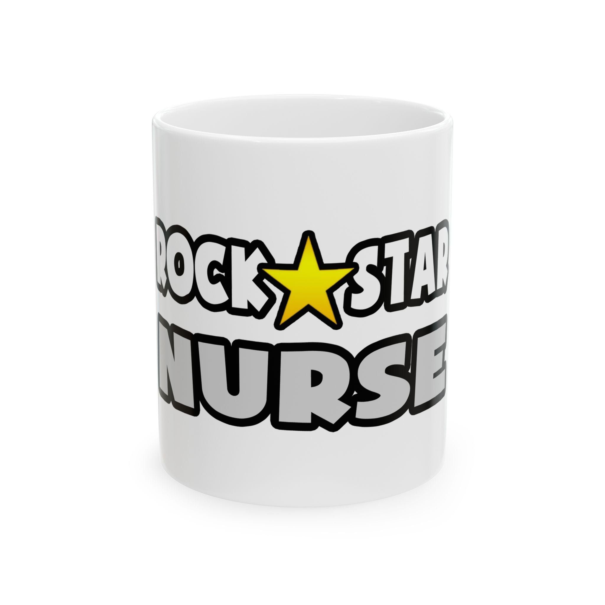 Rock Star Nurse (2) - Ceramic Mug, (11oz, 15oz)