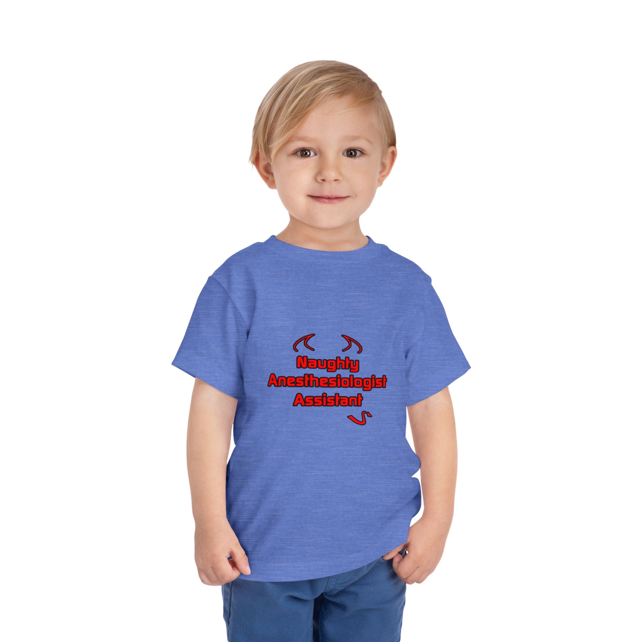 Naughty Anesthesiologist Assistant - Toddler Short Sleeve Tee