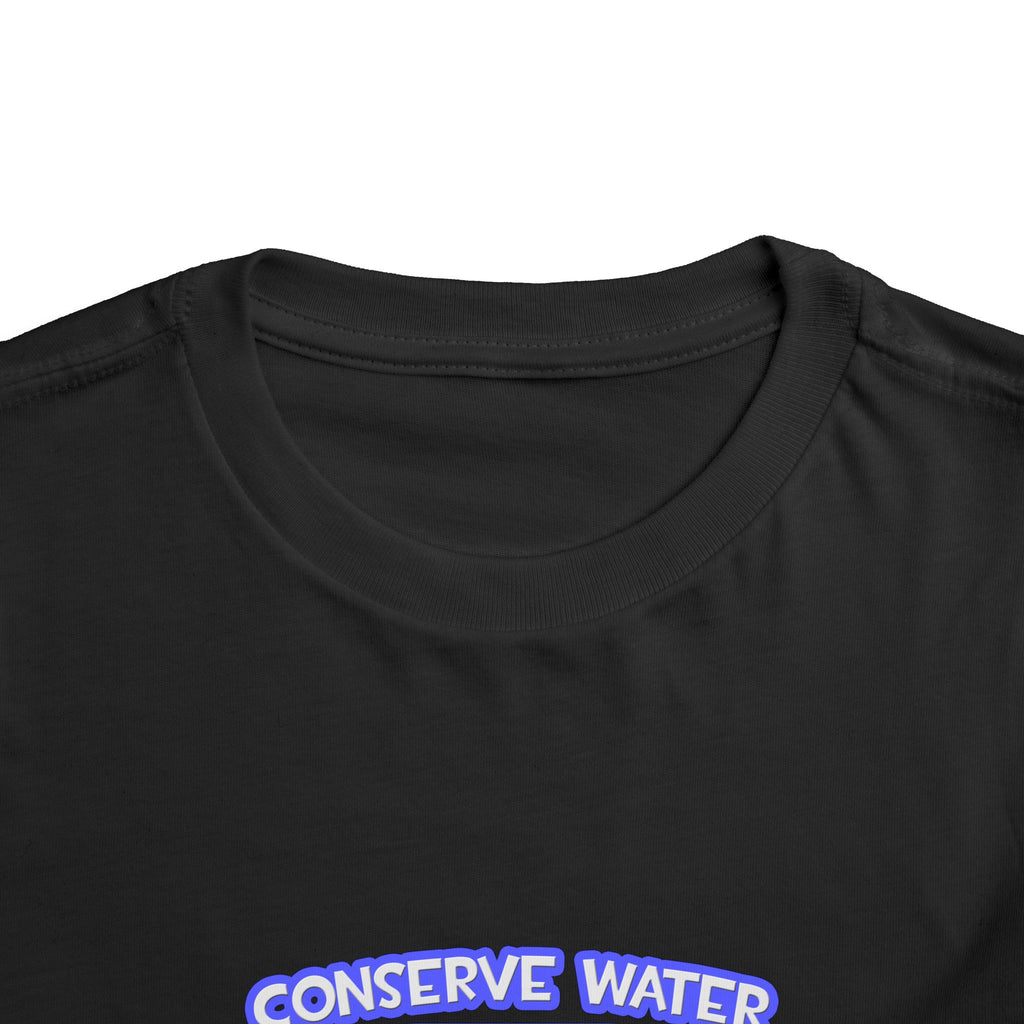 Conserve Water .. Shower With Aerospace Engineer - Toddler Short Sleeve Tee