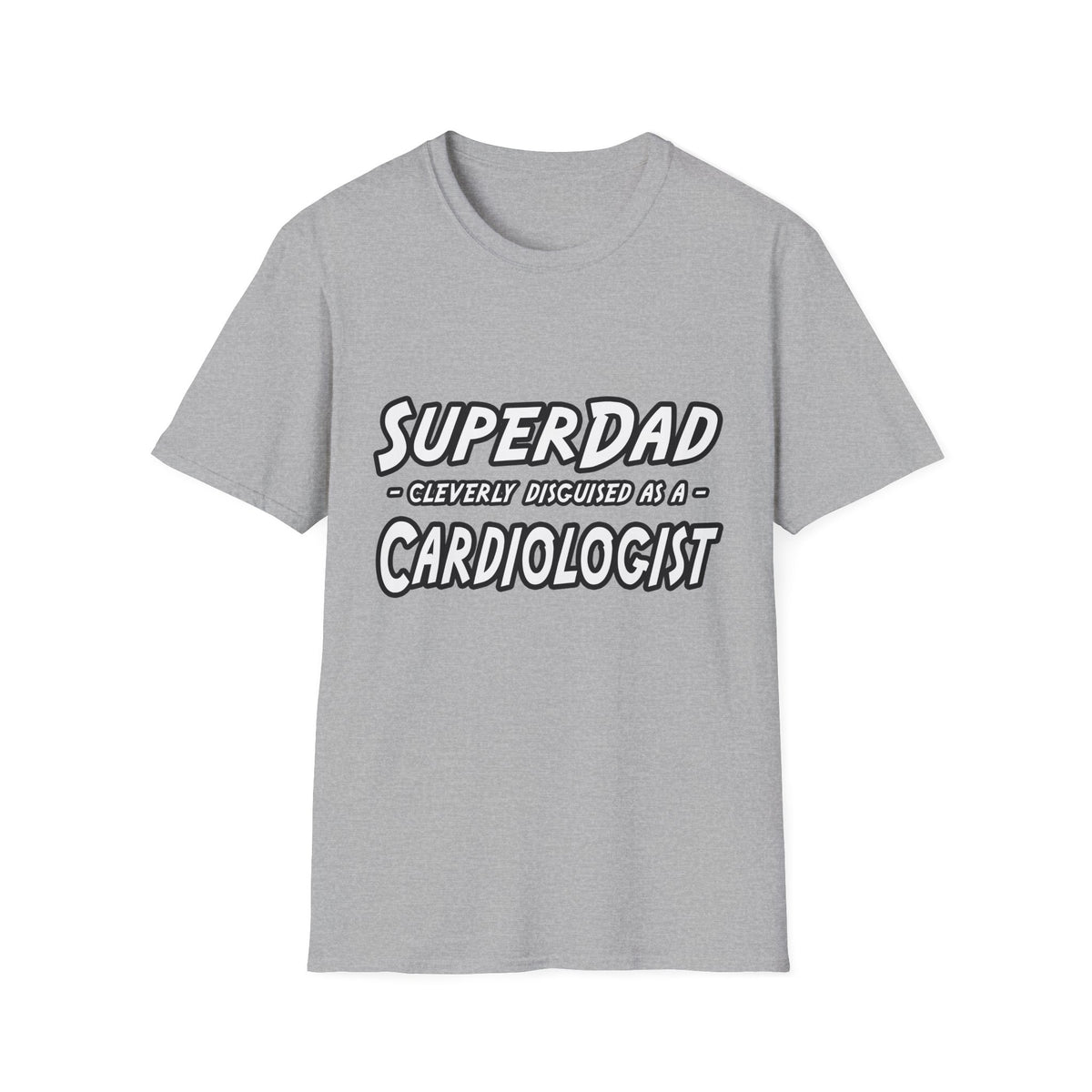 SuperDad...Cardiologist - Unisex Softstyle T-Shirt